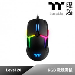 TT Premium Level 20 RGB 電競滑鼠 GMO-LVT-WDOOBK-01